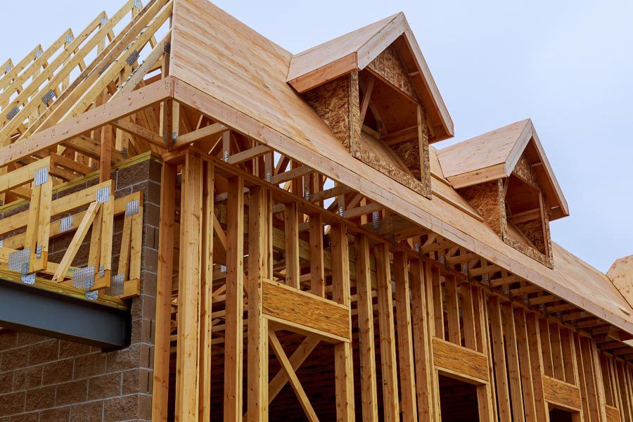 Specialized Business Insurance - Frame and Structure of a House Being Built in North Carolina
